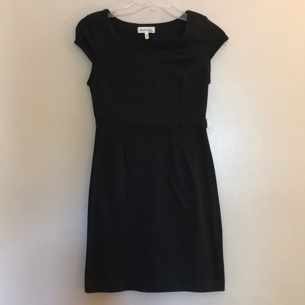 Black Cap Sleeve Dress